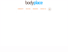 Tablet Screenshot of bodyplace.com